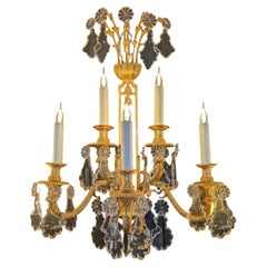 19th Century 5 lights Garnier Wall Lamp in gold M finish