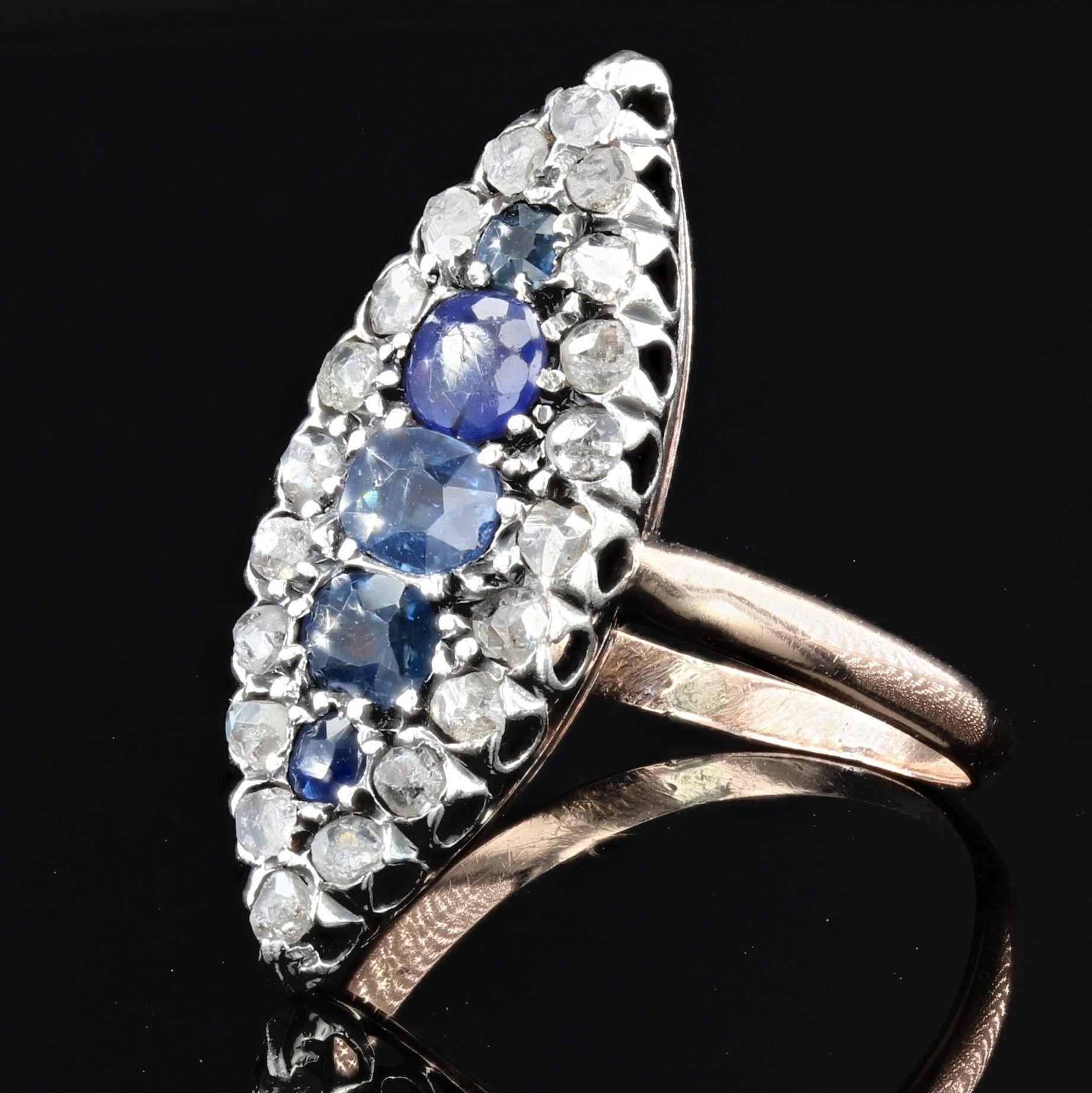 marquise 18 carats