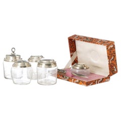 19th Century - 5 Silver Bottles