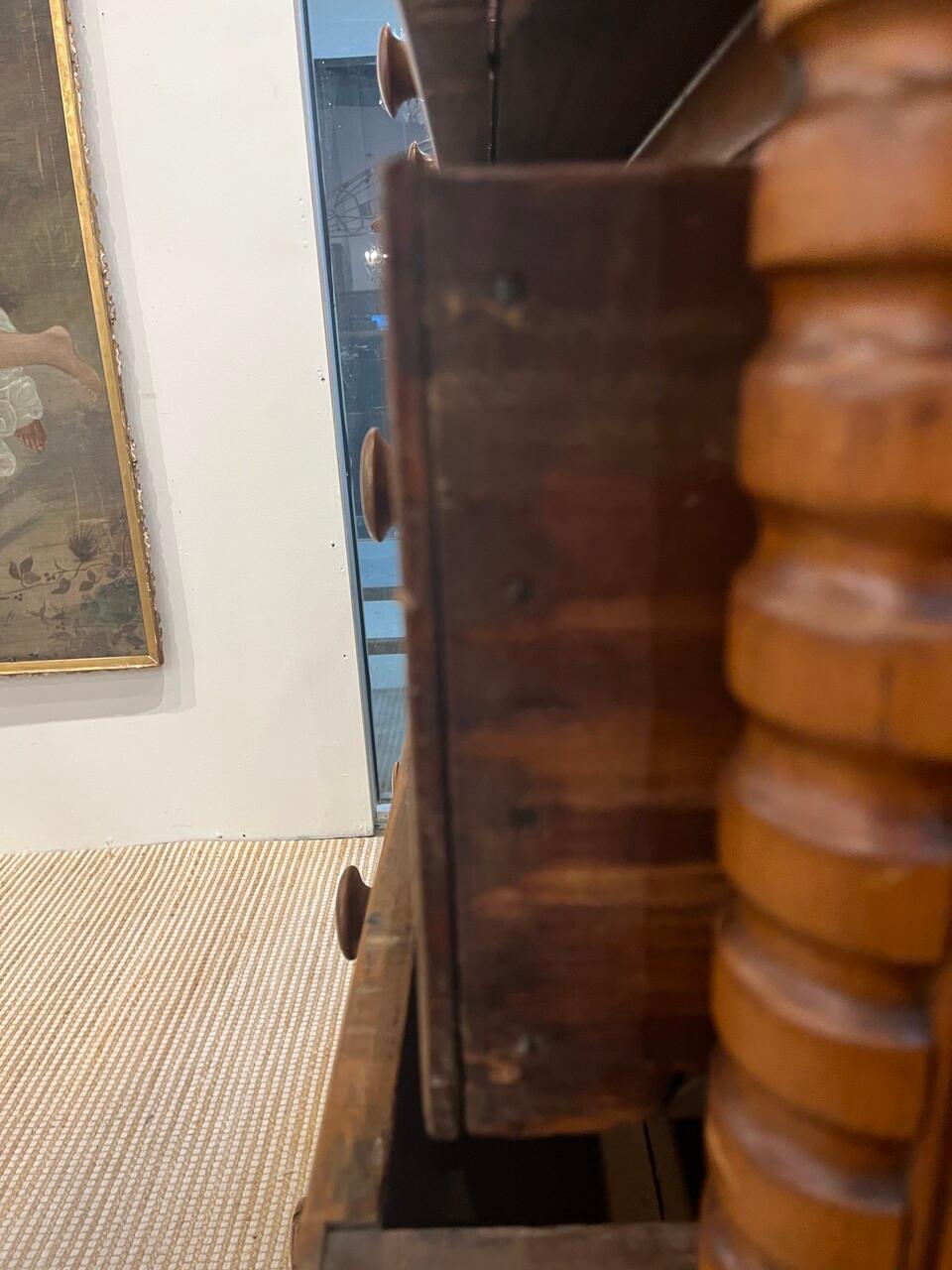19th Century 6 Drawer Cedar Chest Of Drawers 3