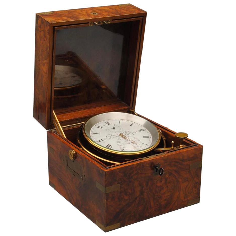 19th Century 8 Day Marine Chronometer by Frodsham and Keen