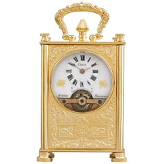 19th Century 8-Day Swiss Carriage Clock