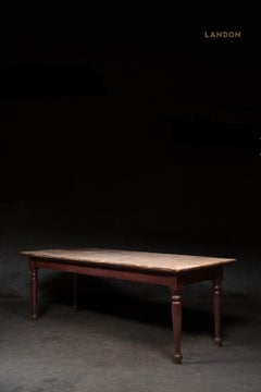 19th century 8 ft French Farm dining Table