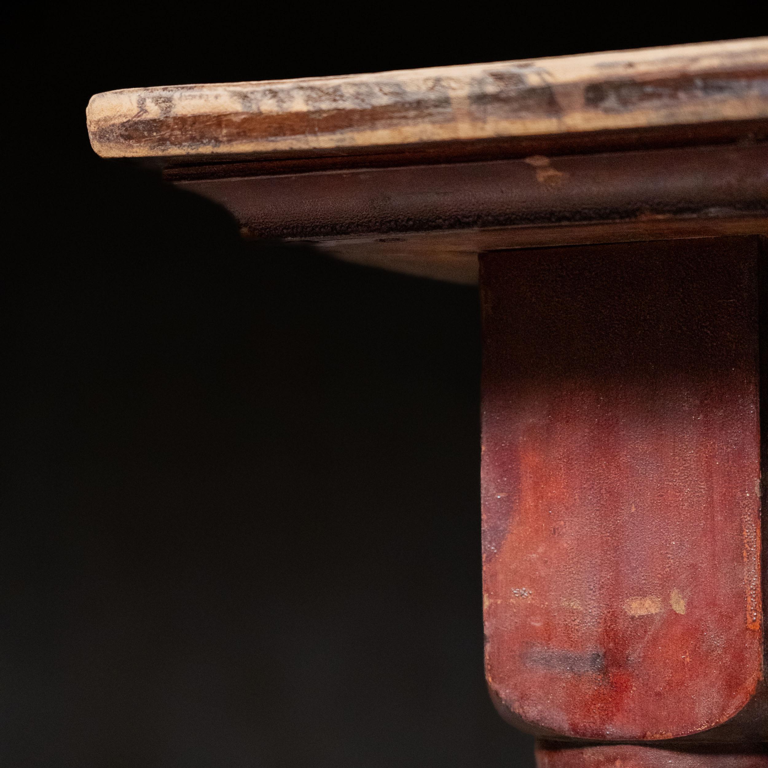 19th century 8 ft French Farm dining Table For Sale 2