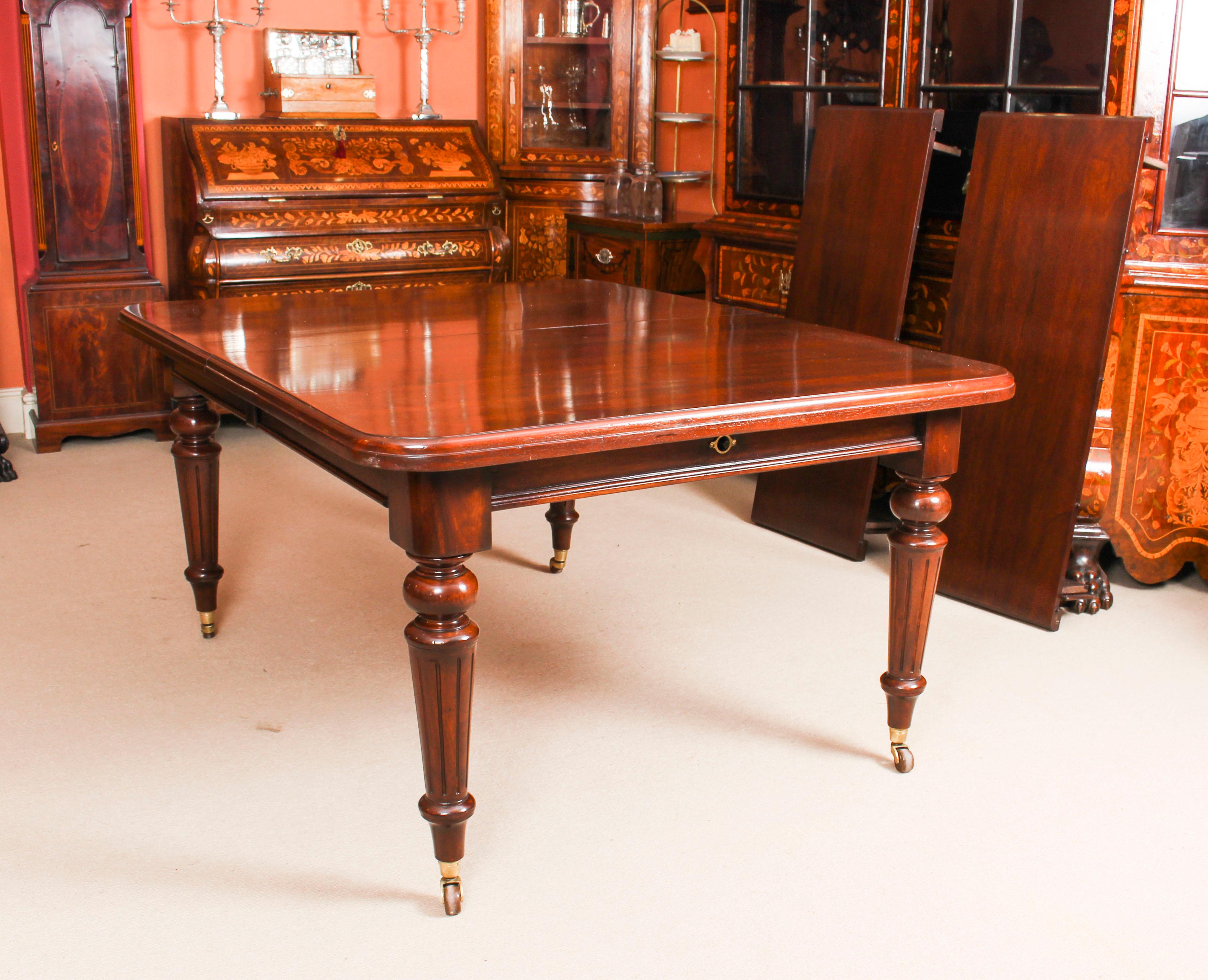 19th Century Victorian Extending Dining Table 2