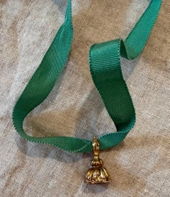 19th Century 9k Watch Fob With Amethyst Glass Seal