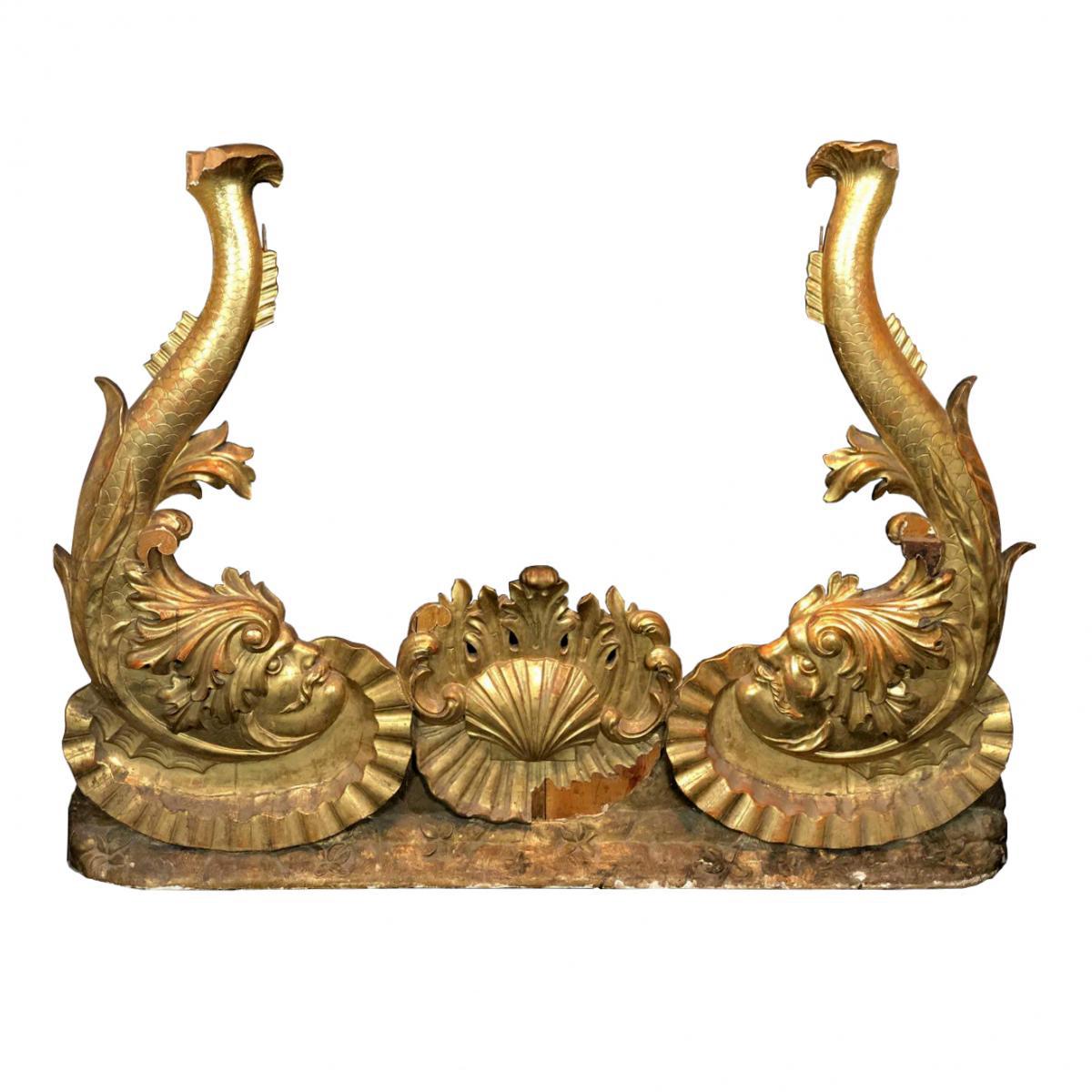 A decorative 19th giltwood frieze, Venice
A decorative antique Italian frieze in gilt-wood.
Period: 19th century. Provenance: Italy, Venice a “Certificate of Authenticity” will be issued to you.