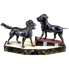 19th Century a French Art Deco Marble Sculpture