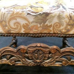 19th Century a Large 18th Century Armchair, Original Tapestry