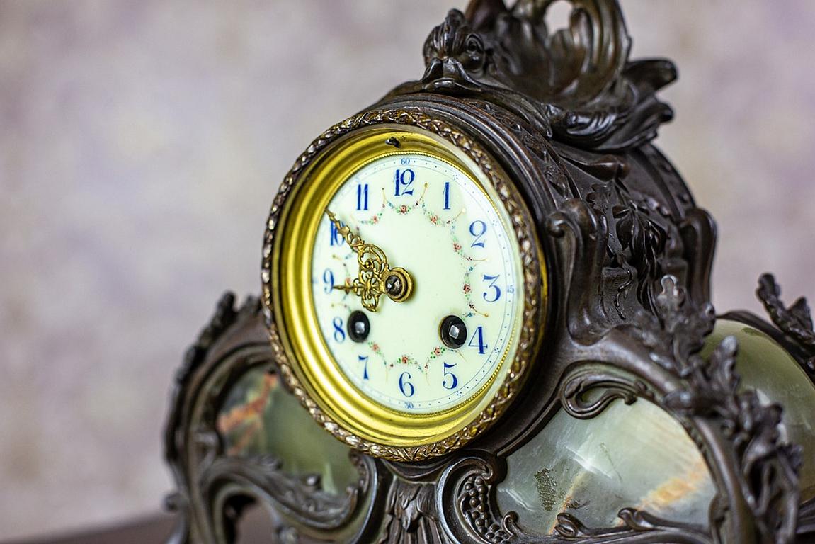 19th Century A.D. Mougin Mantel Clock 3