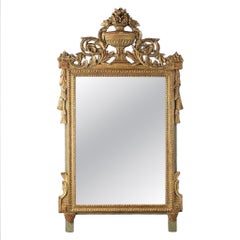 Miroir en bois doré de style Adams, 19e siècle