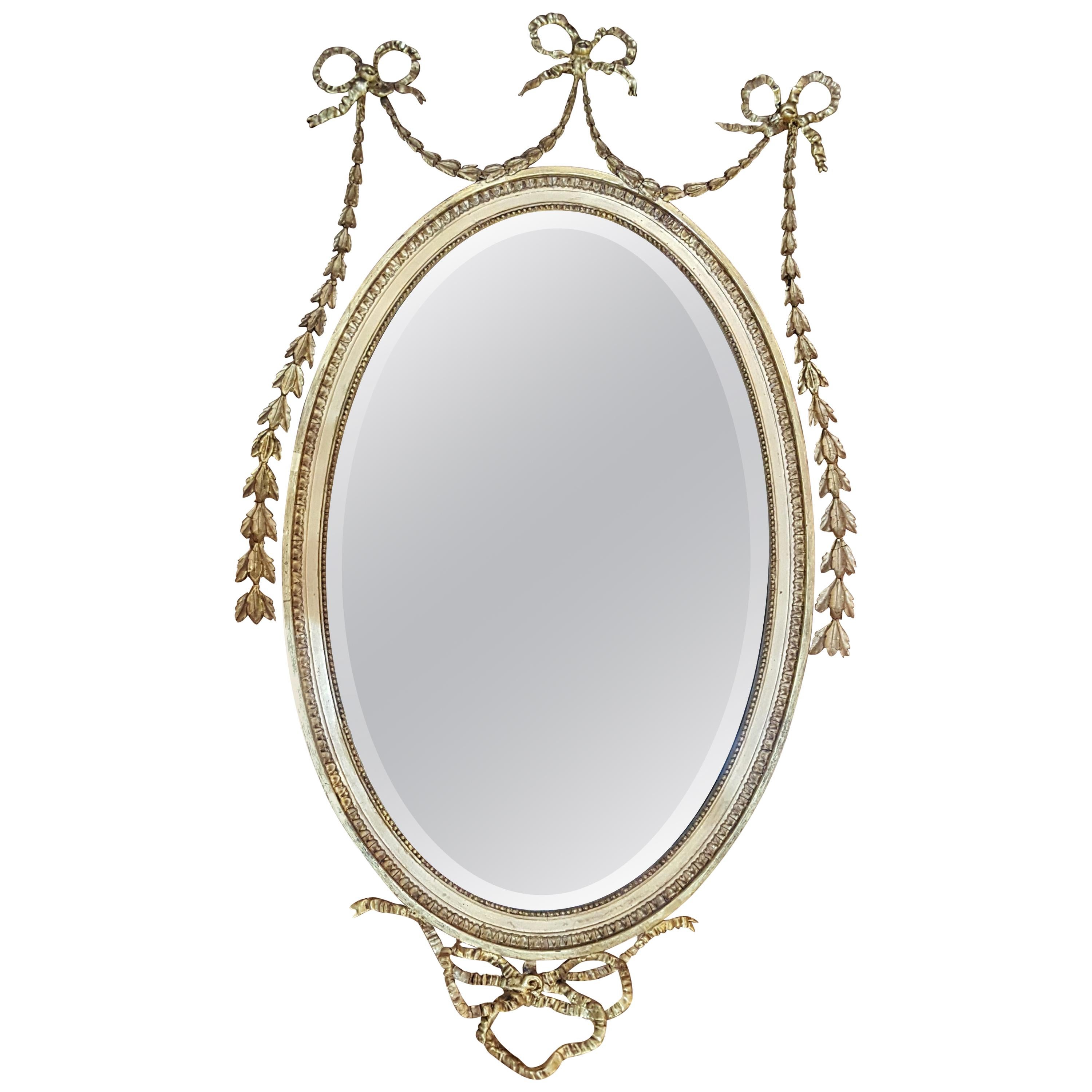 19th Century Adam Style Wall Mirror