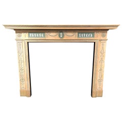 Antique 19th Century Adams Style Fire Surround