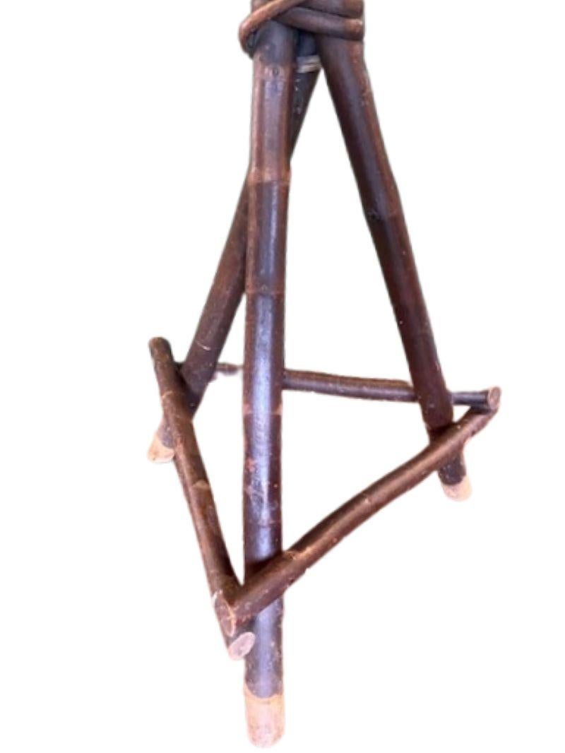 Stand de fougères en brindilles Adirondack du 19e siècle Bon état - En vente à Nantucket, MA