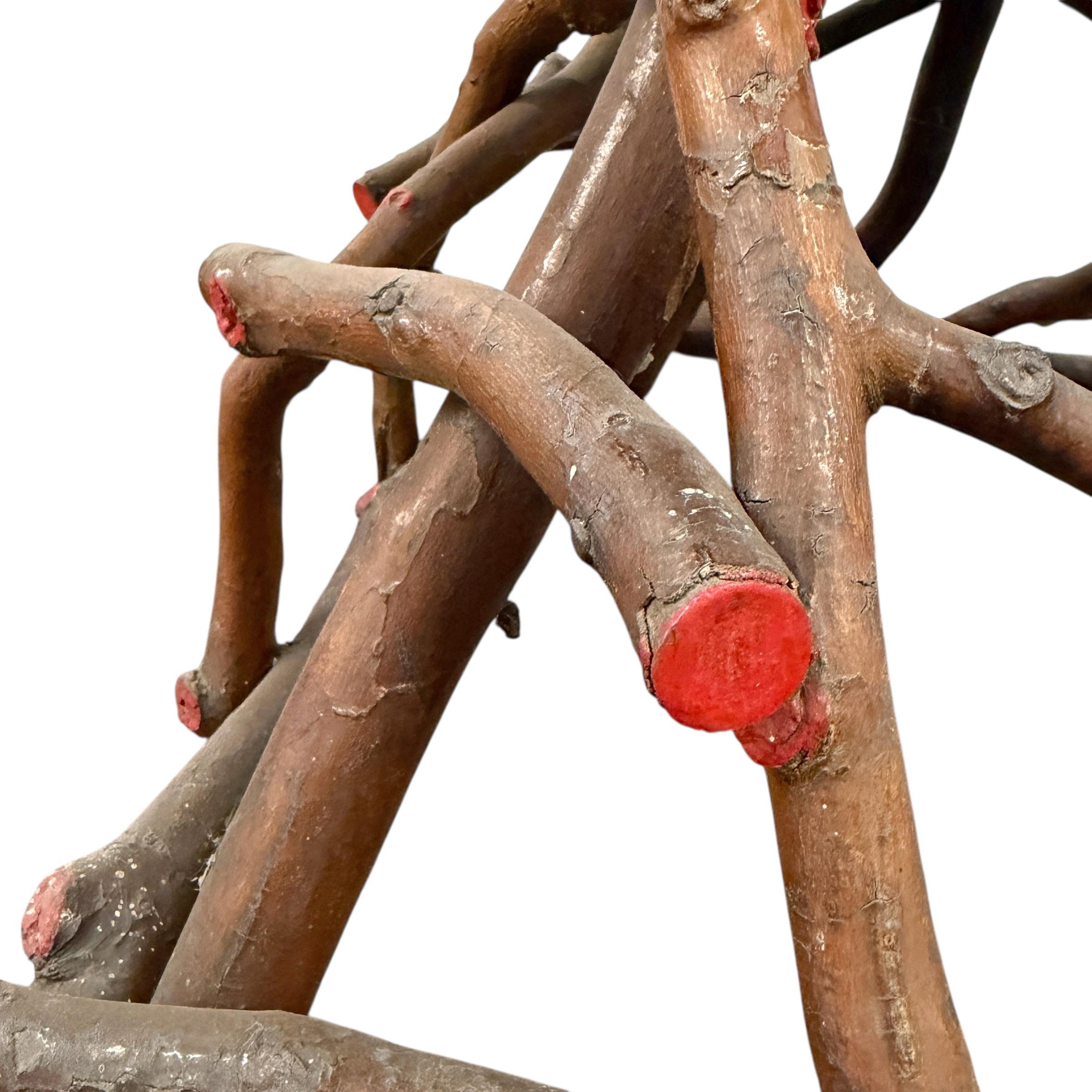 19th Century Adirondack Twig Table For Sale 8