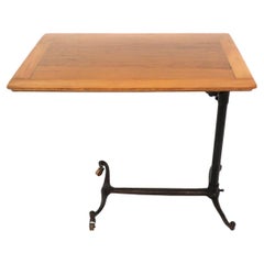 19th Century Adjustable Drafting Table in Cast Iron