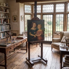 19th Century Adjustable Oak Artist’s Studio Easel