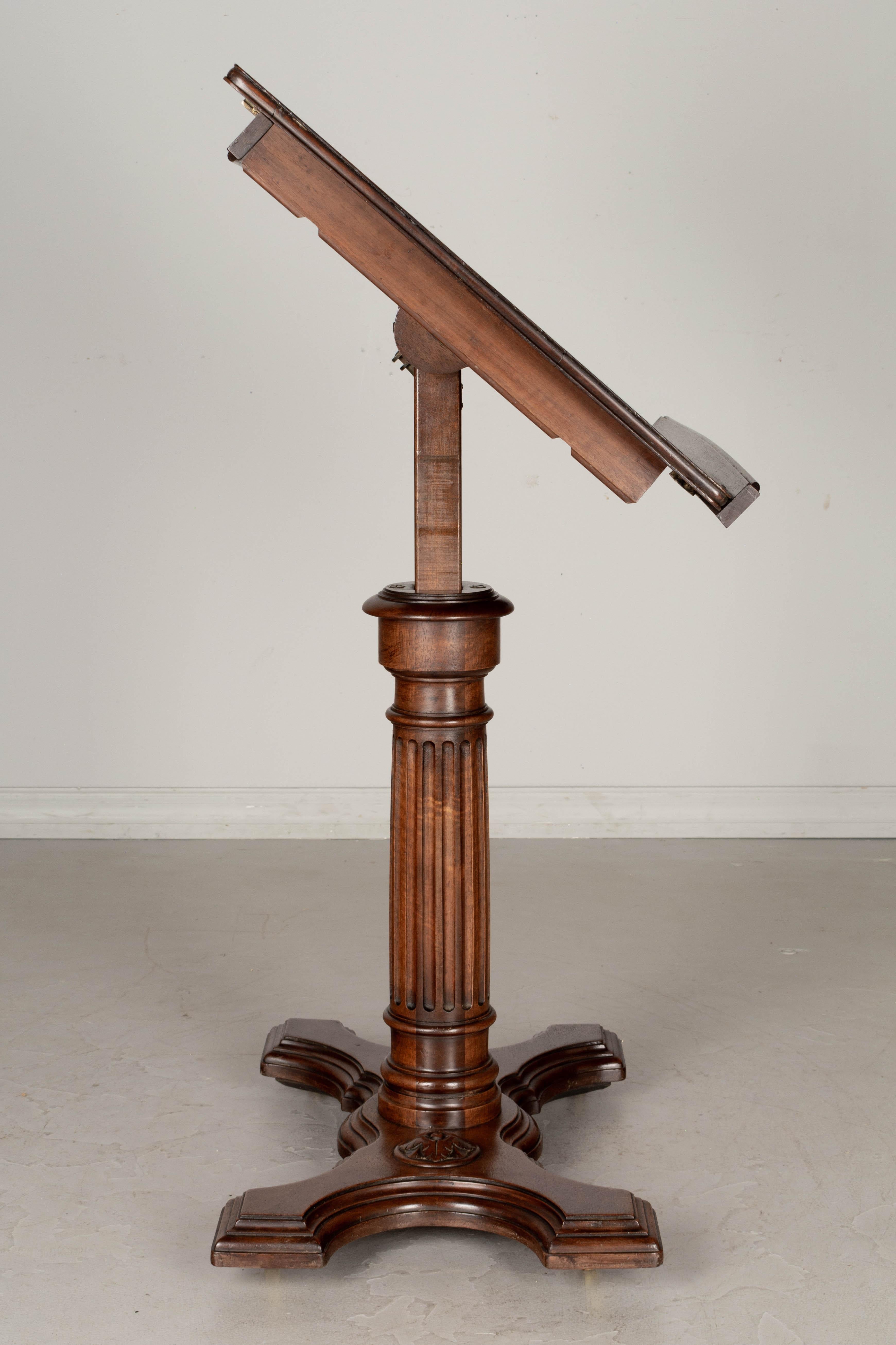 19th Century Adjustable Writing Table, or Easel 1
