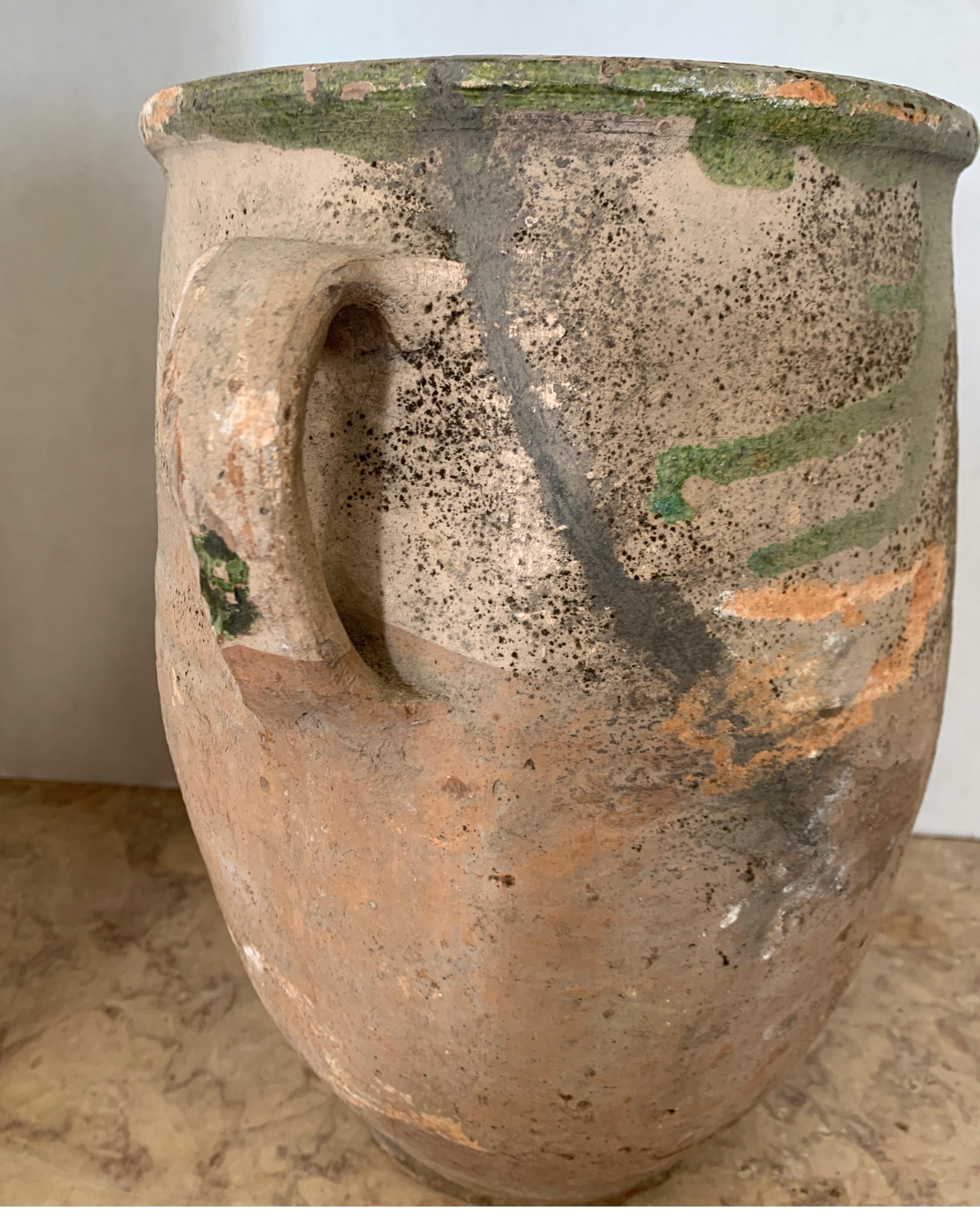 Glazed 19th Century Aegean Sea Earthenware Jar
