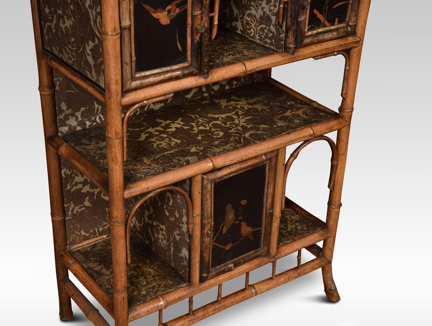 19th Century Aesthetic Bamboo Cabinet 2