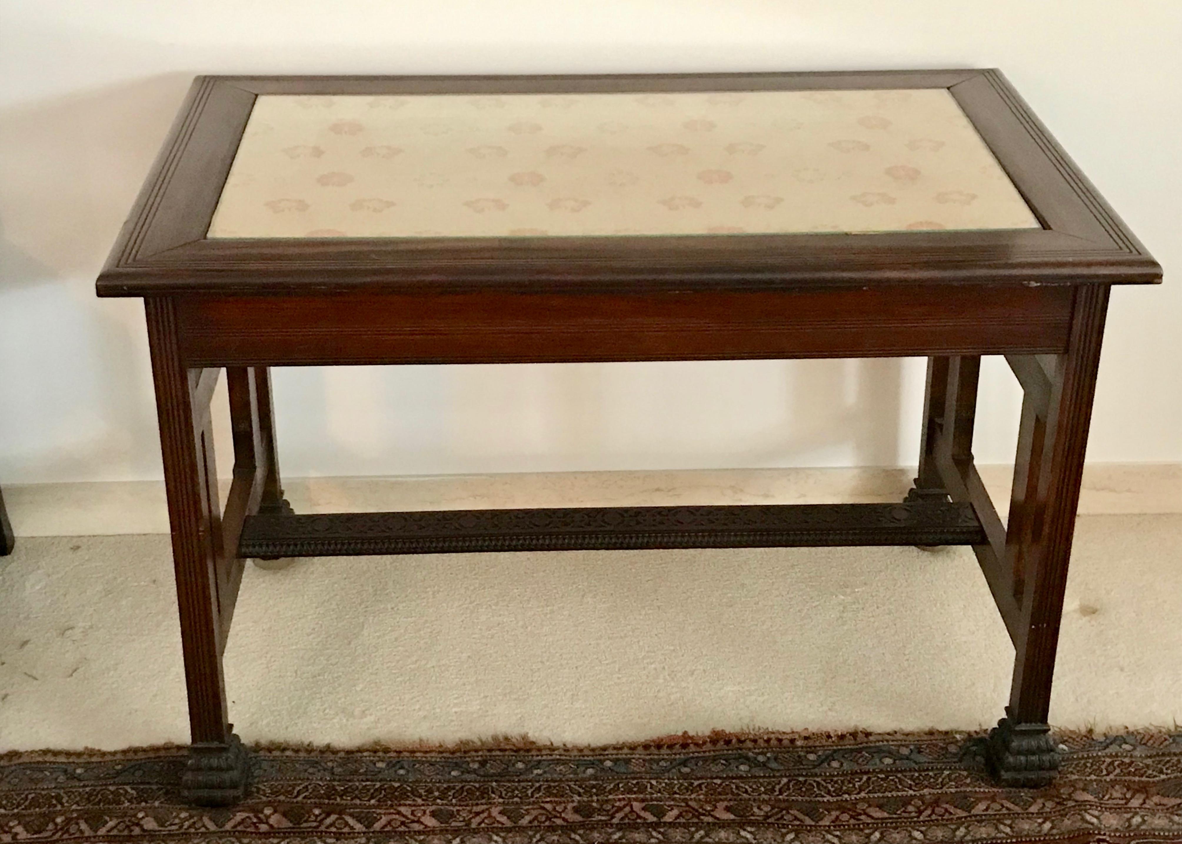 English 19TH Century Aesthetic Era Library Table For Sale
