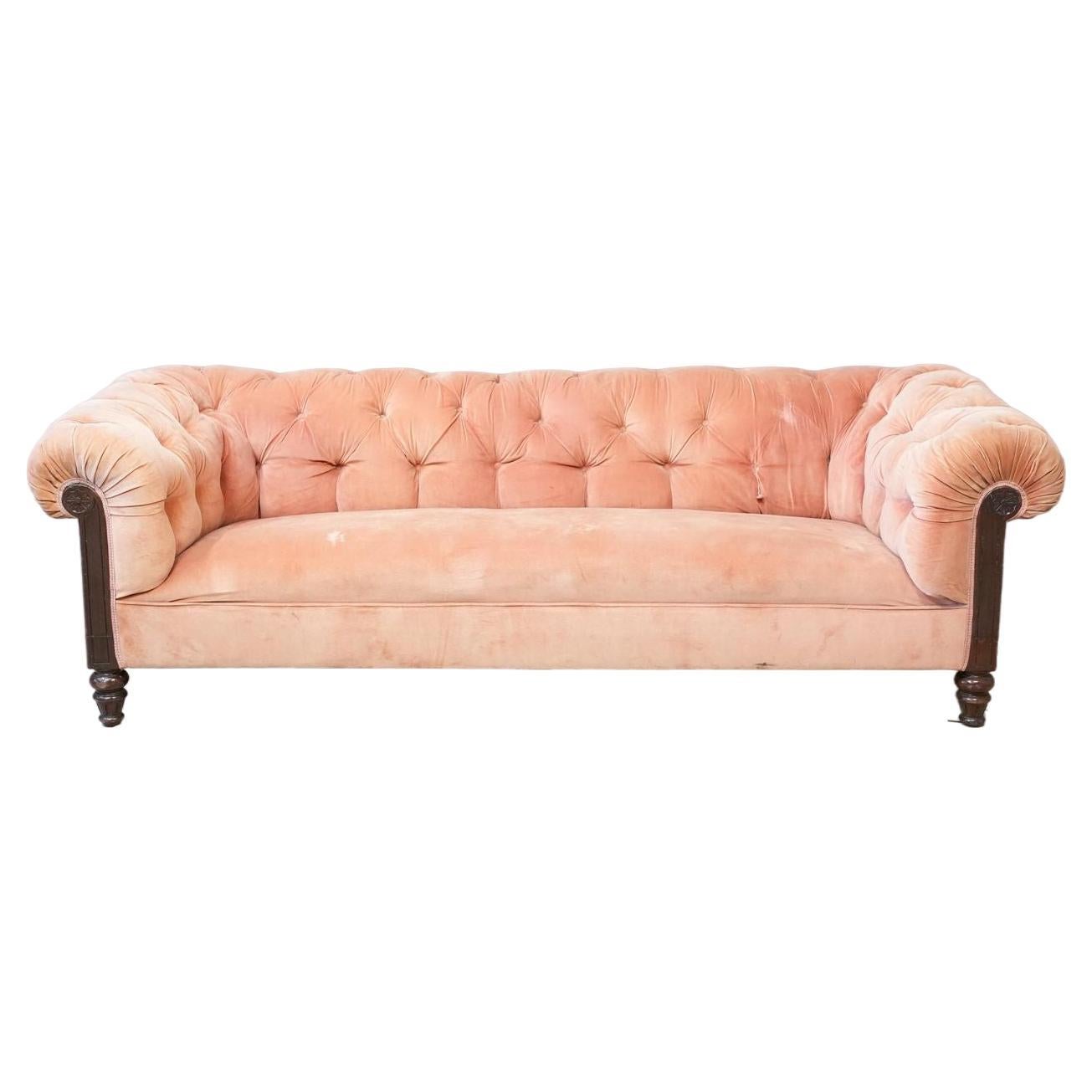 19th century Aesthetic movement chesterfield sofa