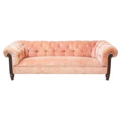 Antique 19th century Aesthetic movement chesterfield sofa