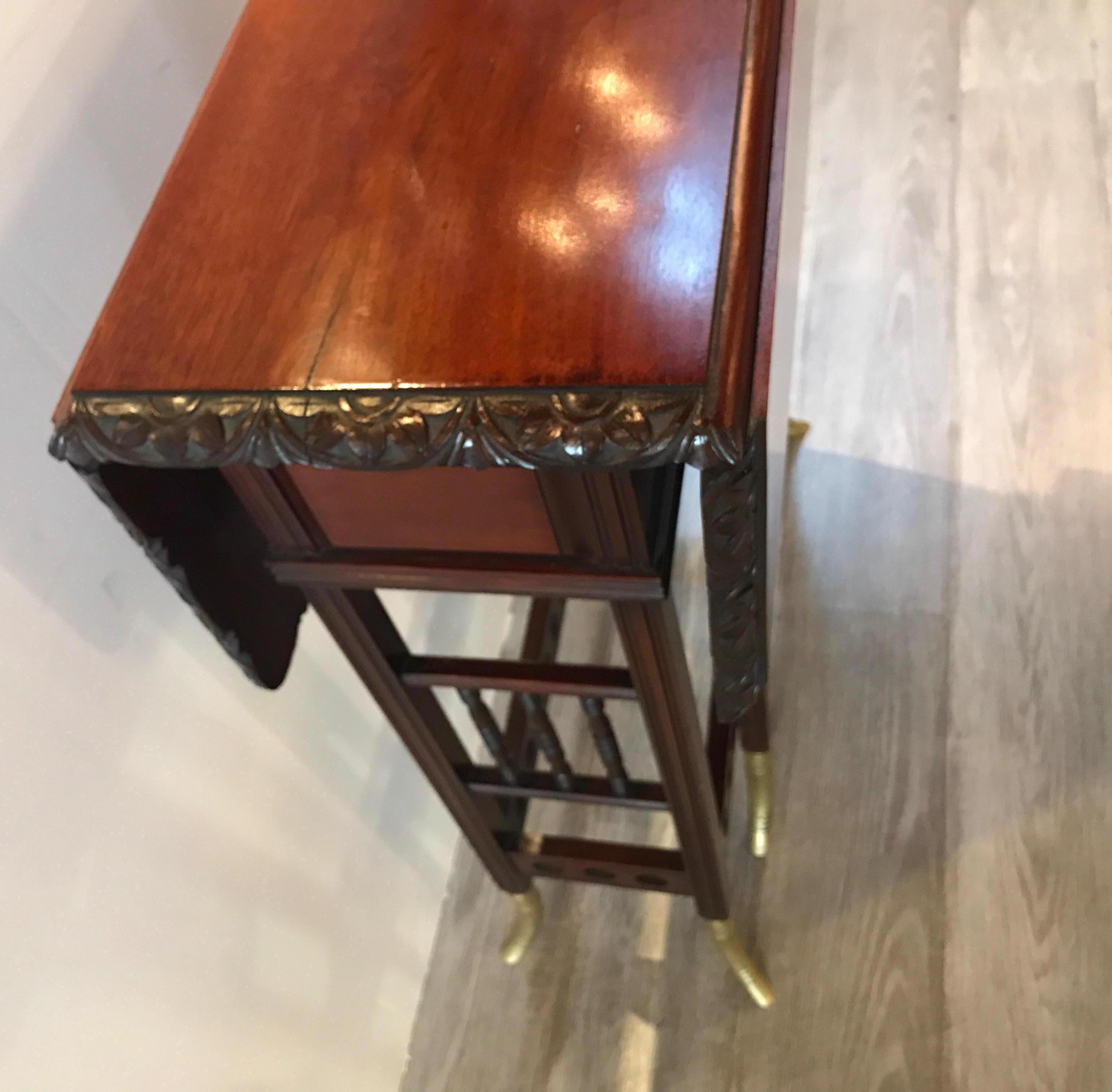 19th Century Aesthetic Movement Drop Leaf Card Table A & H Lejambre 8