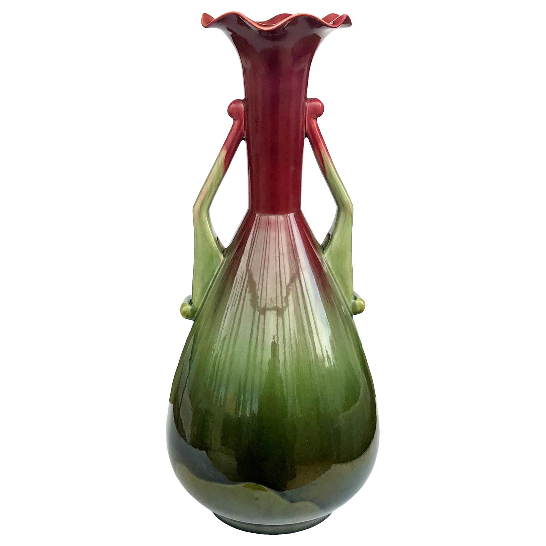 19th Century Aesthetic Movement Vase Christopher Dresser Linthorpe Pottery For Sale