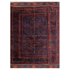 19th Century Afghan Baluch Teimani Main Carpet ( 6' x 9' - 183 x 275 )