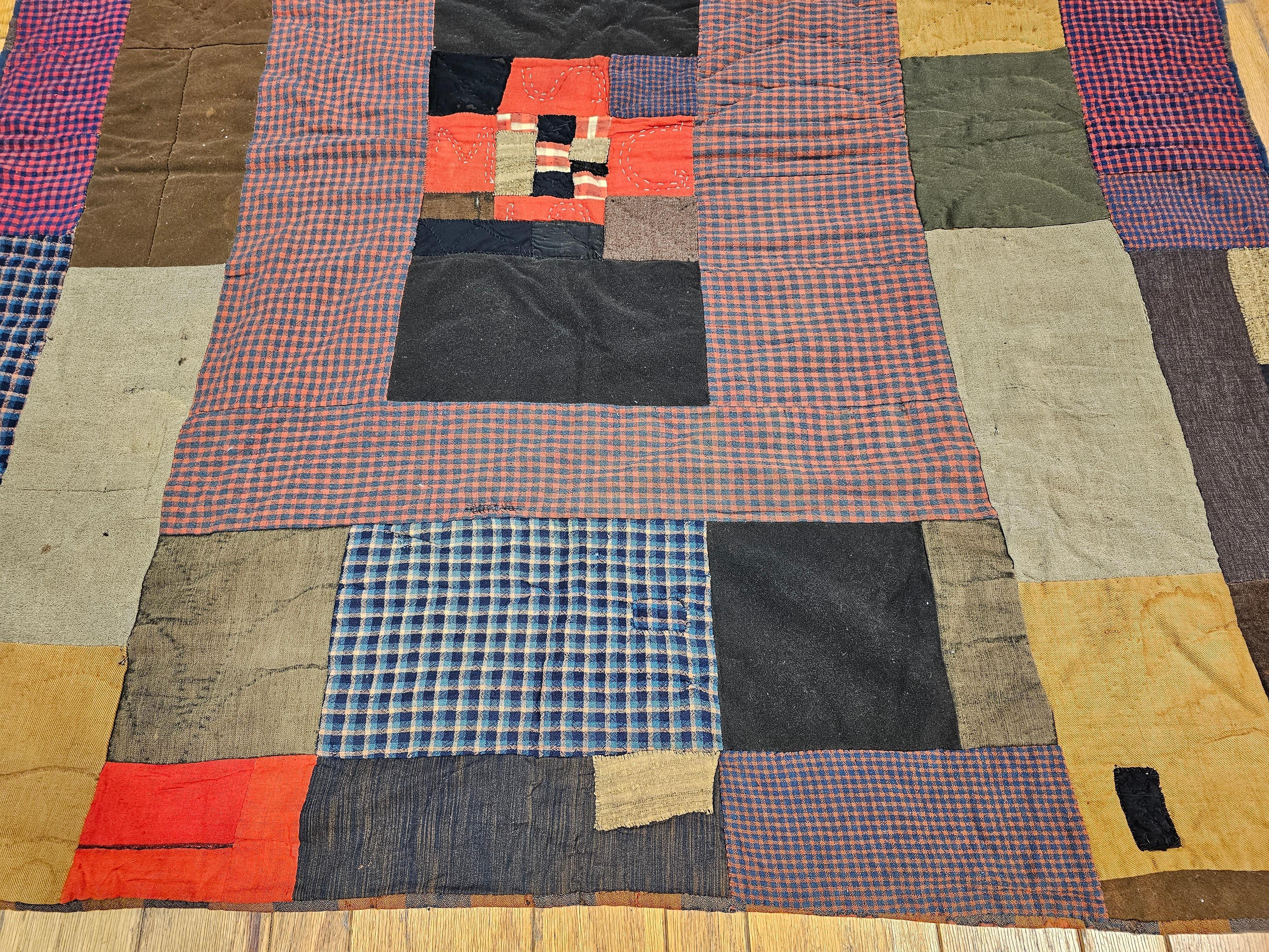 19th Century African American Southern Quilt Possibly of Gee’s Bend, Alabama 5