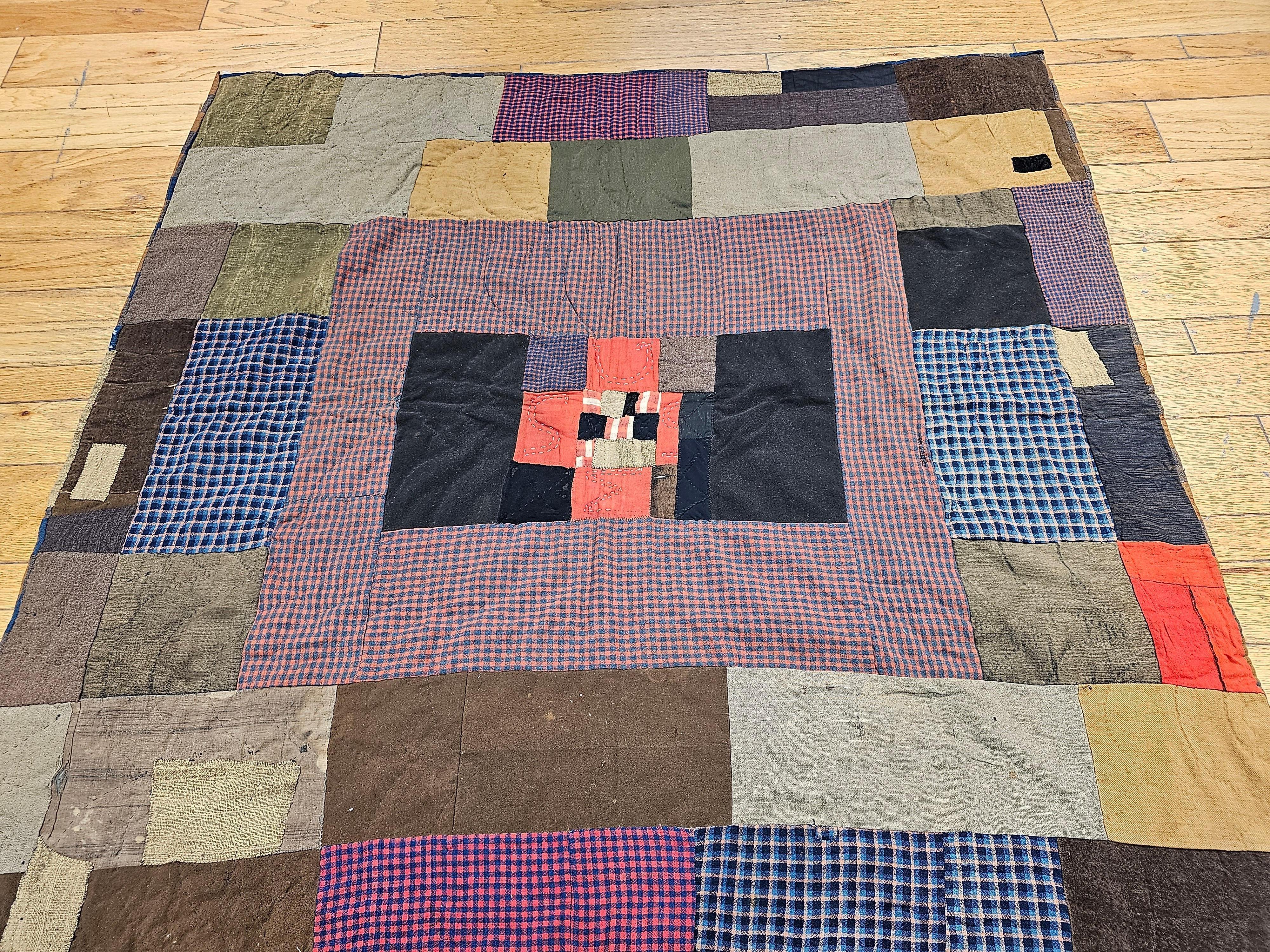 19th Century African American Southern Quilt Possibly of Gee’s Bend, Alabama 6