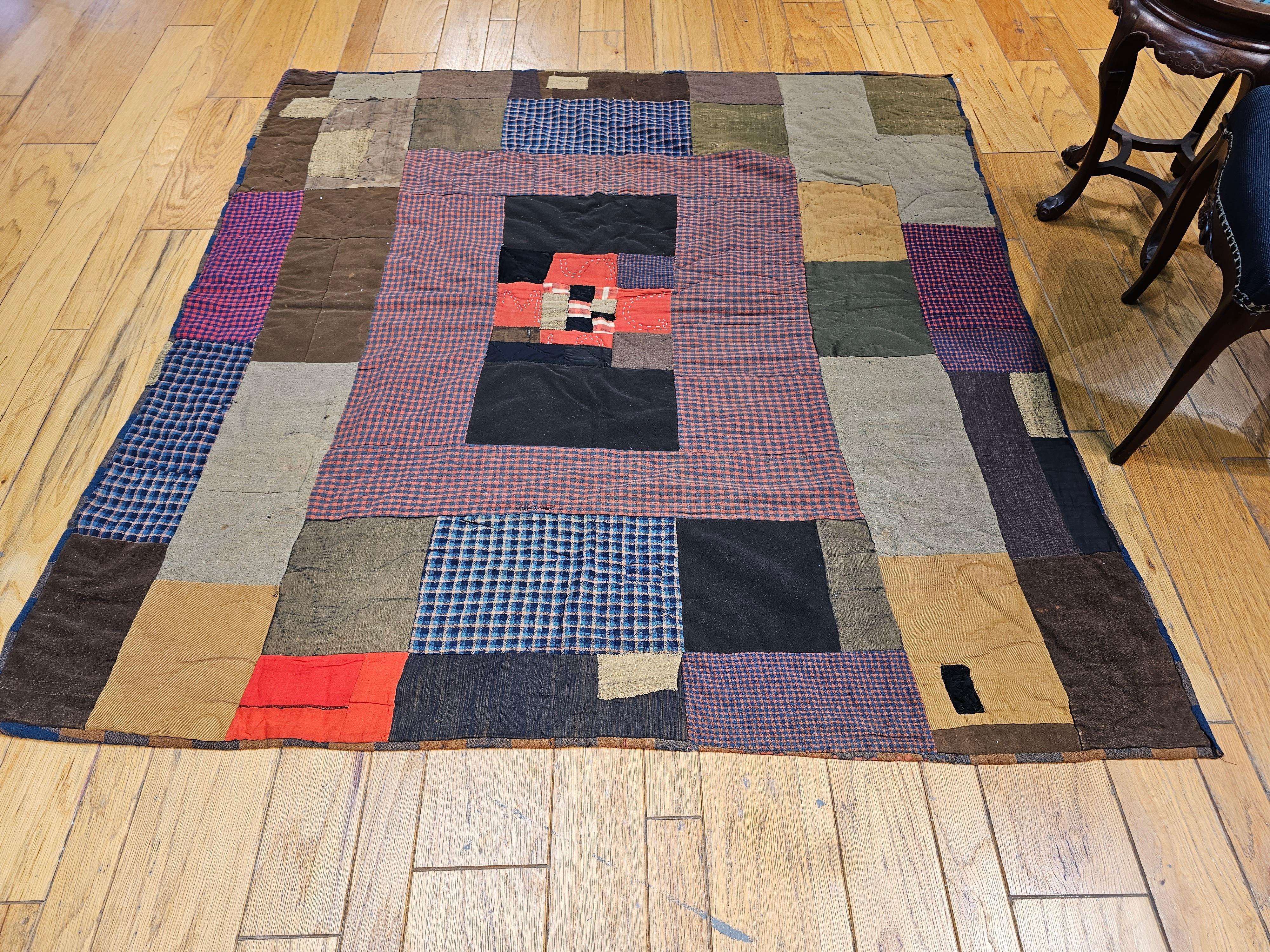 19th Century African American Southern Quilt Possibly of Gee’s Bend, Alabama 7