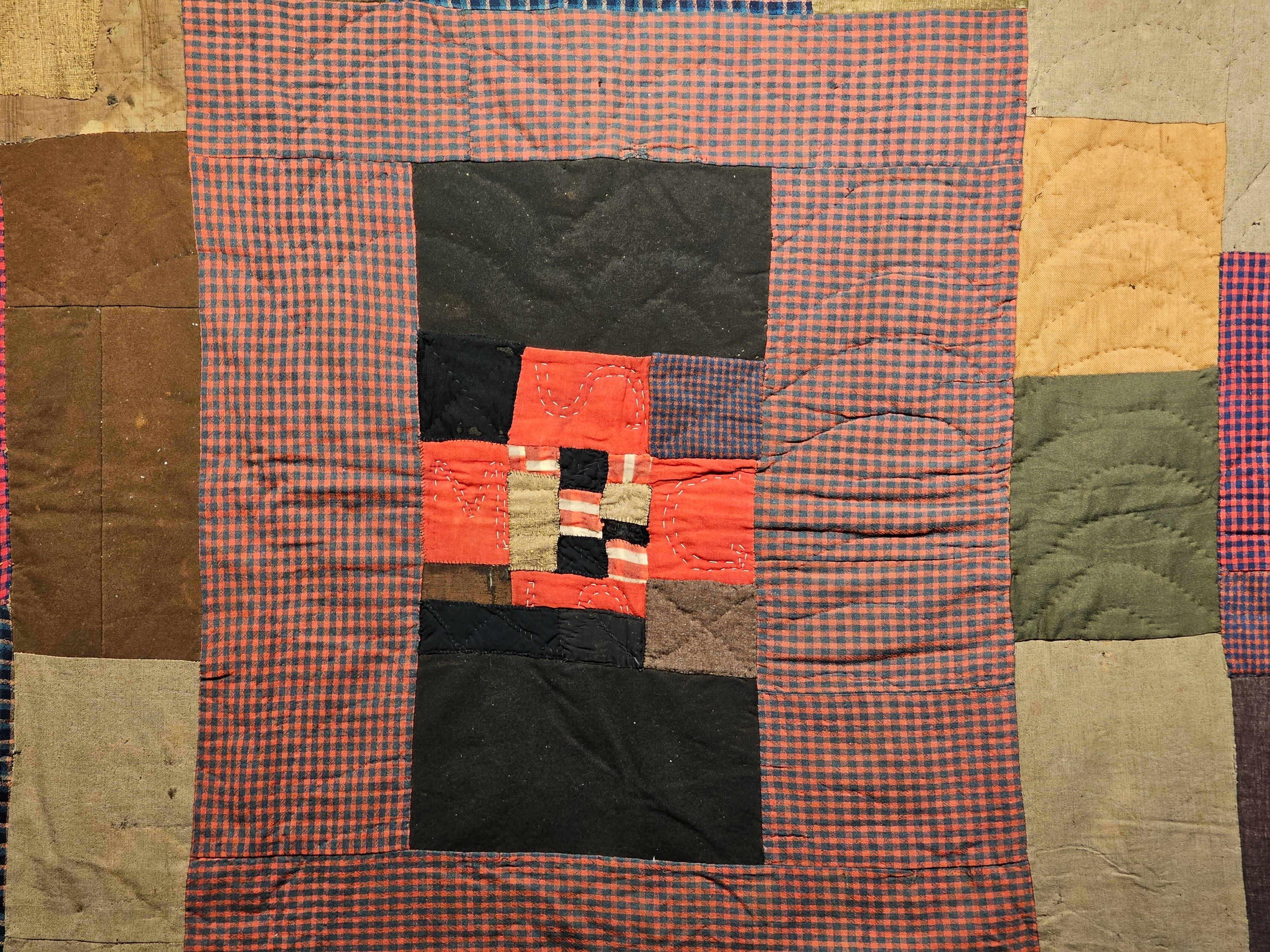 19th Century African American Southern Quilt Possibly of Gee’s Bend, Alabama 1