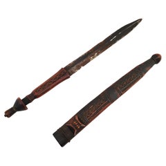 Afrikanischer Shona-Dagger des 19. Jahrhunderts
