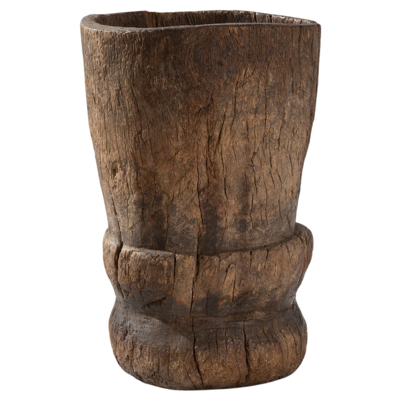 19th Century African Wooden Mortar