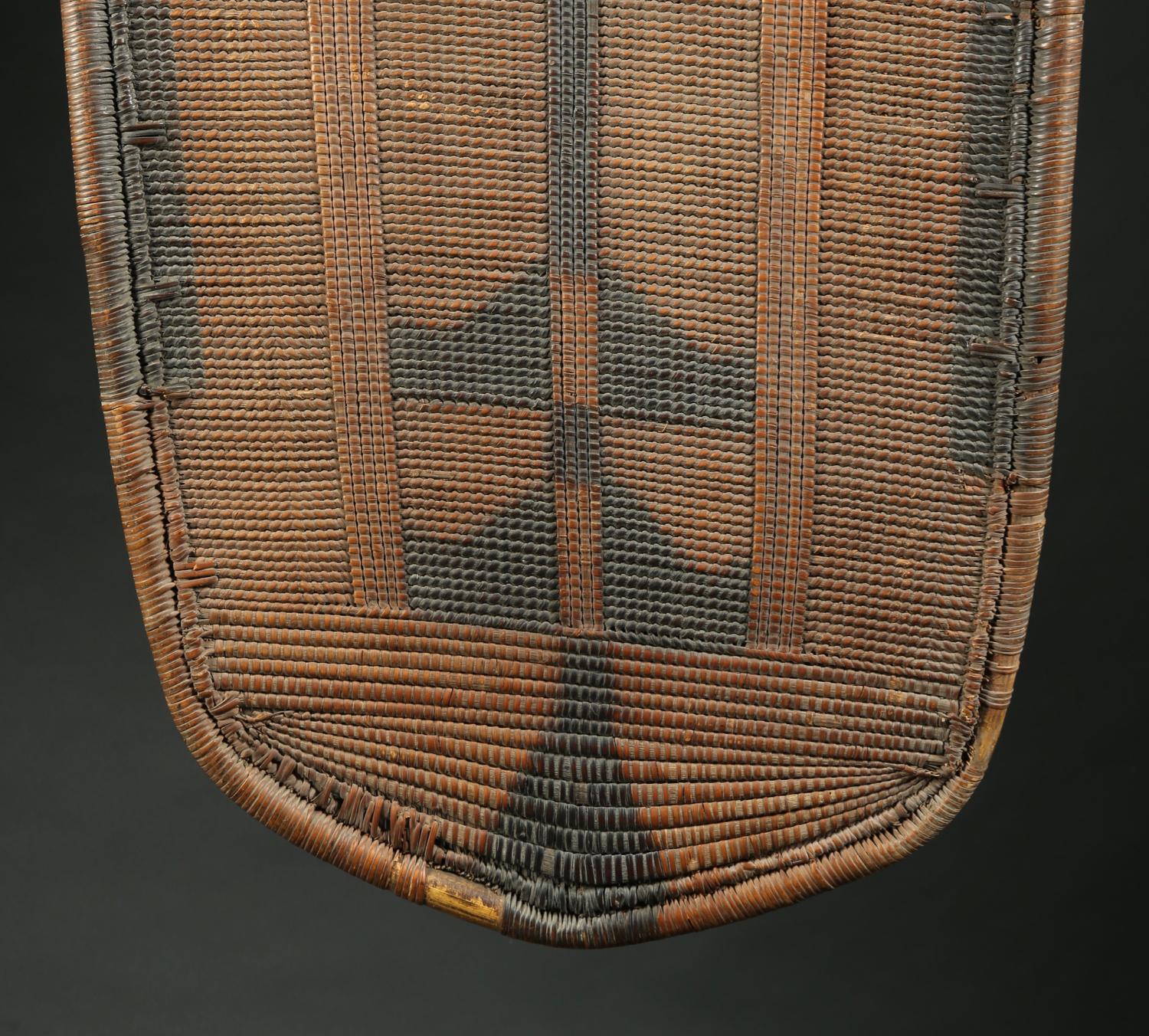 Wicker African Woven War Shield For Sale
