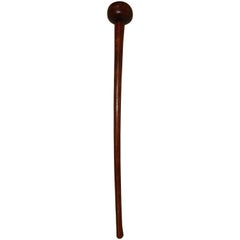 Used 19th Century African Zulu War Club "Knobkerrie" Killing Stick