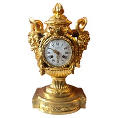 19th Century After Osmond Gilt Bronze Mantel Clock