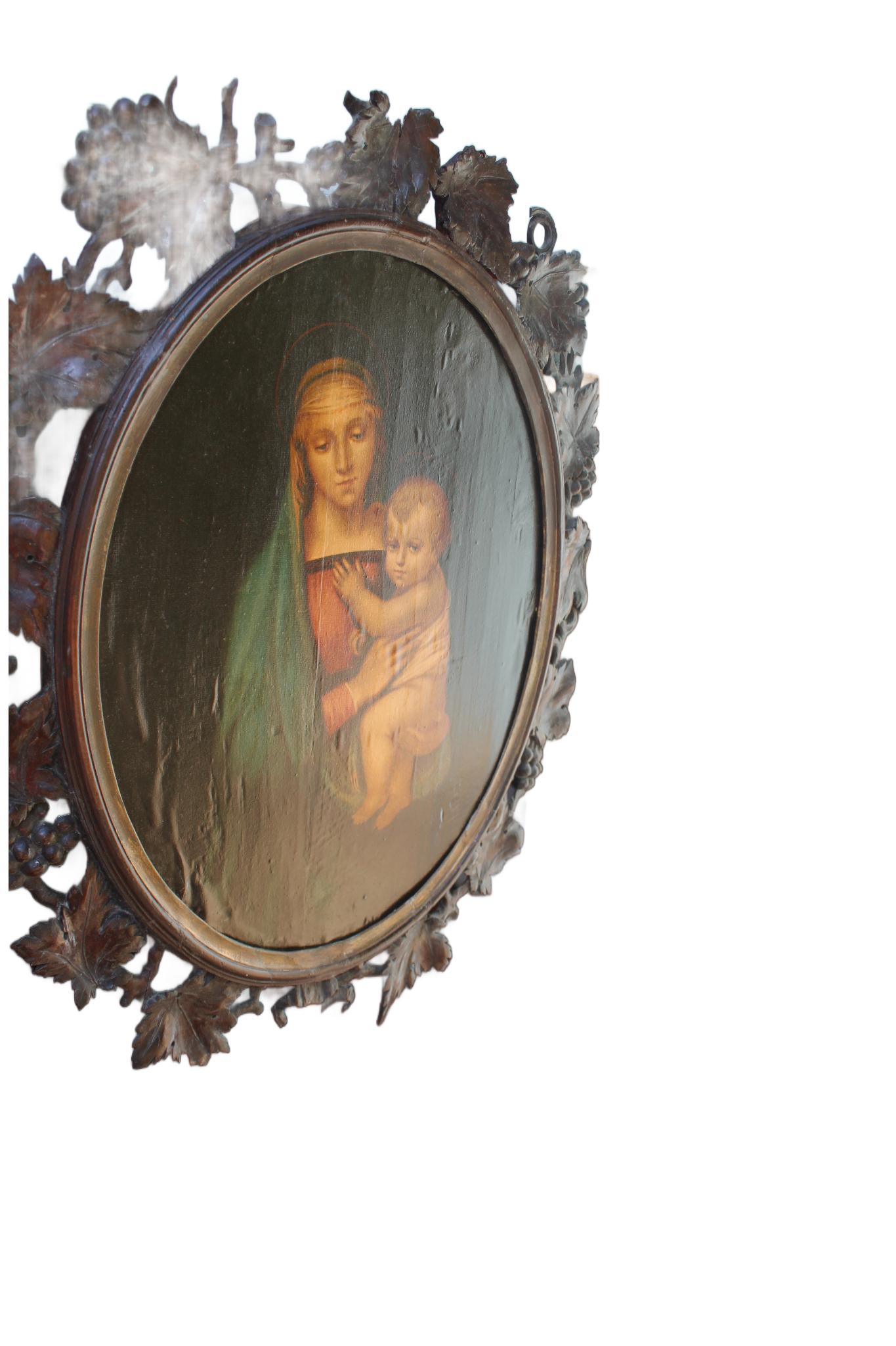 19th century After Rahael Grand Duke’s Madonna Painting For Sale 3