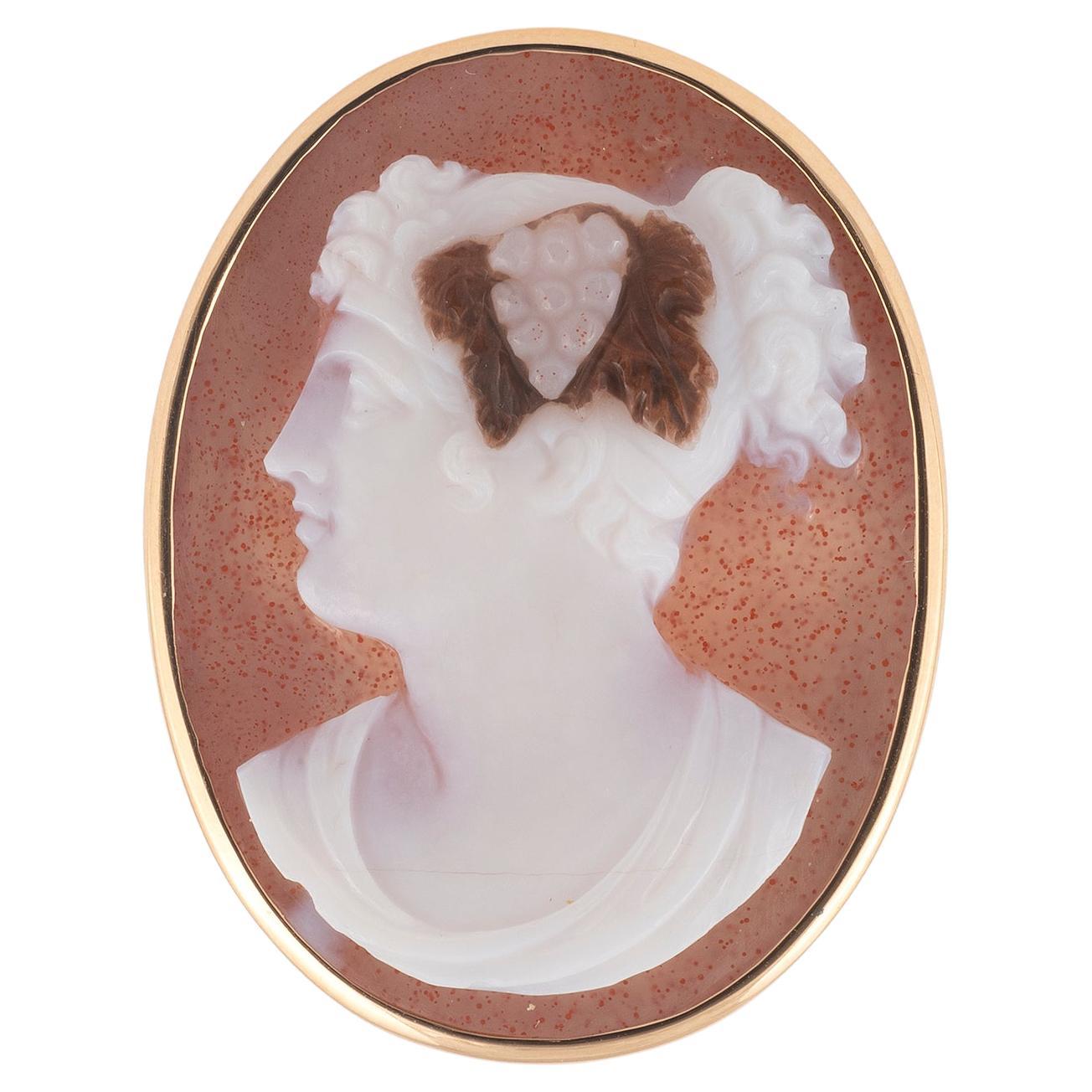 lady cameo ring