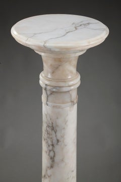 19th Century Alabaster Pedestal