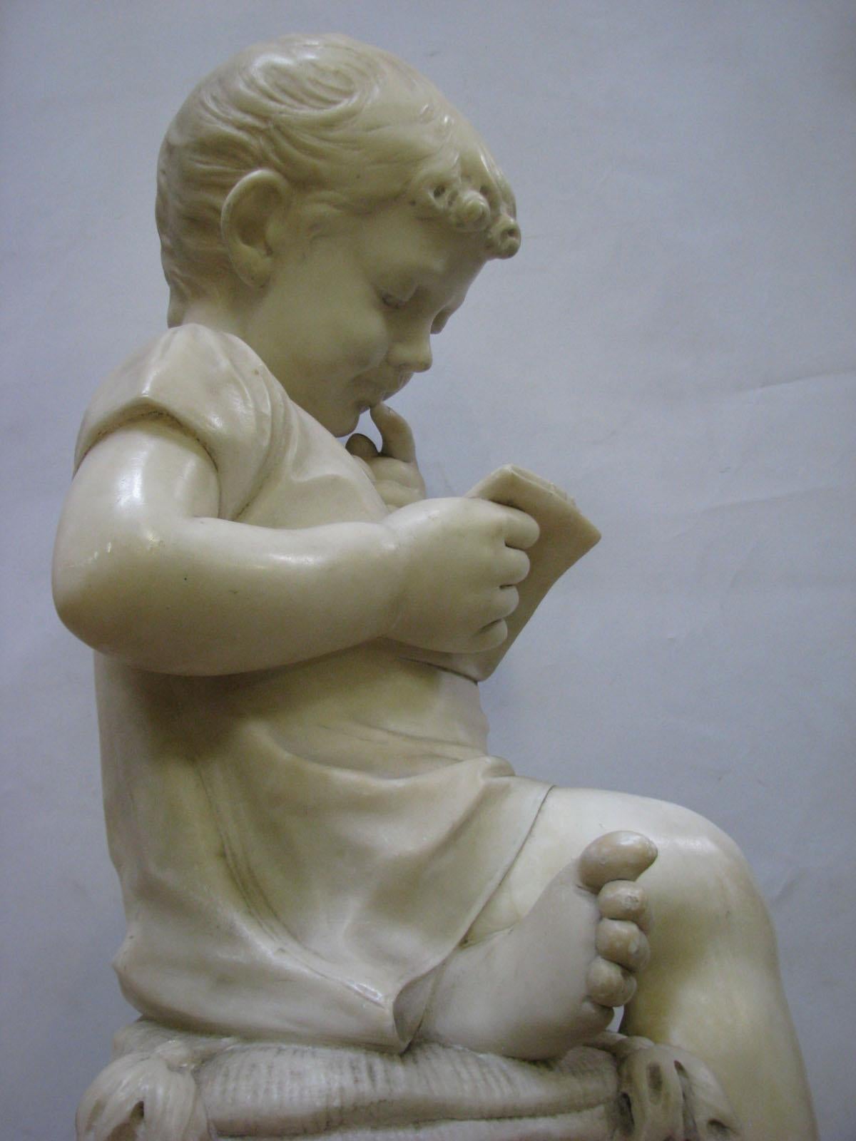 19th Century Alabaster Sculpture 