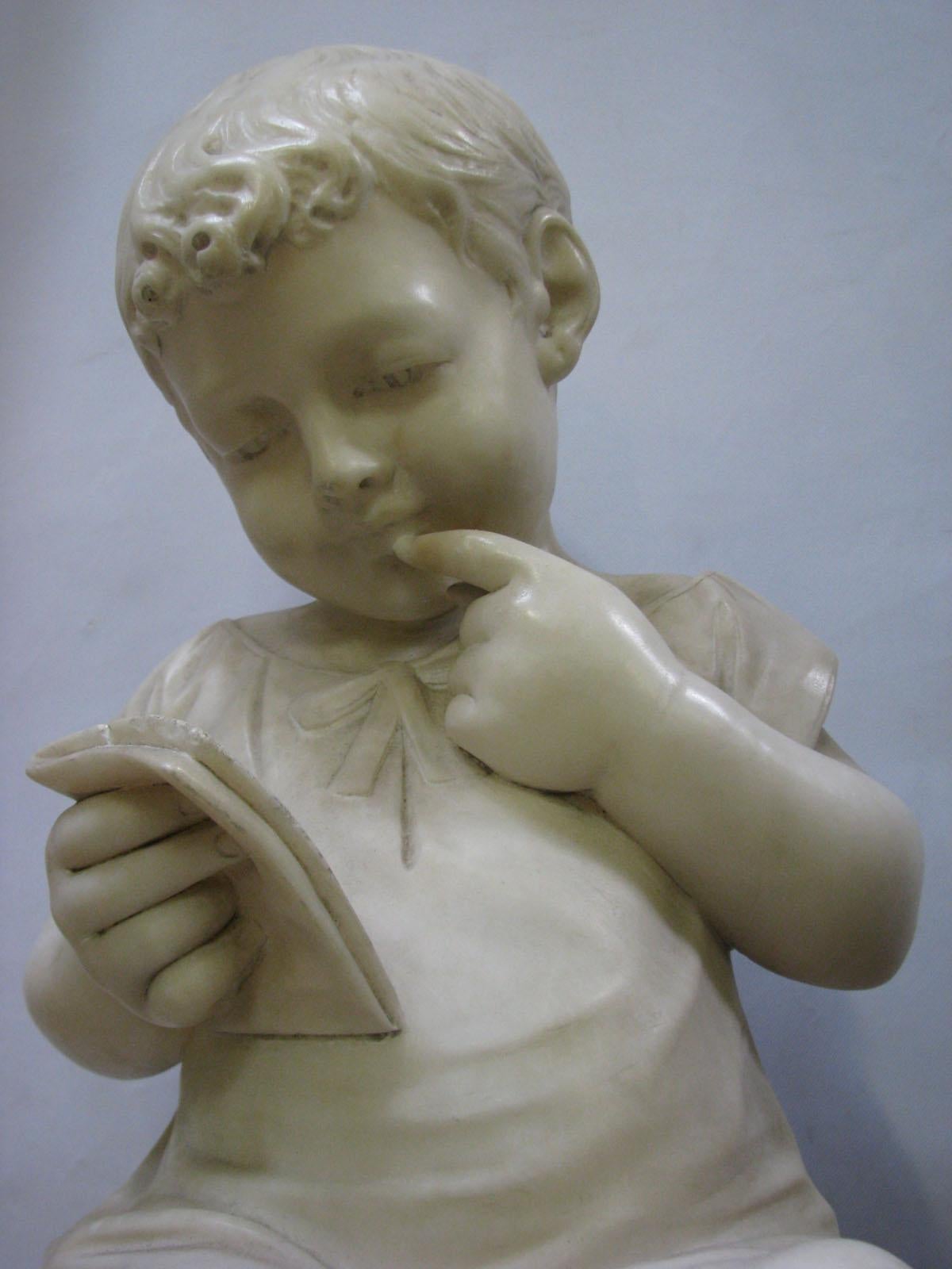 19th Century Alabaster Sculpture 