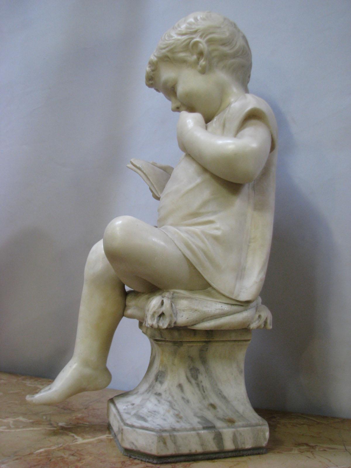 Italian 19th Century Alabaster Sculpture 