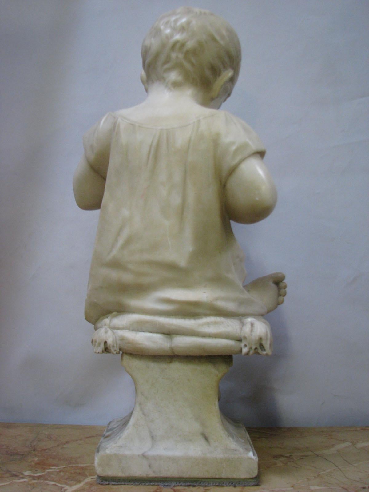 19th Century Alabaster Sculpture 