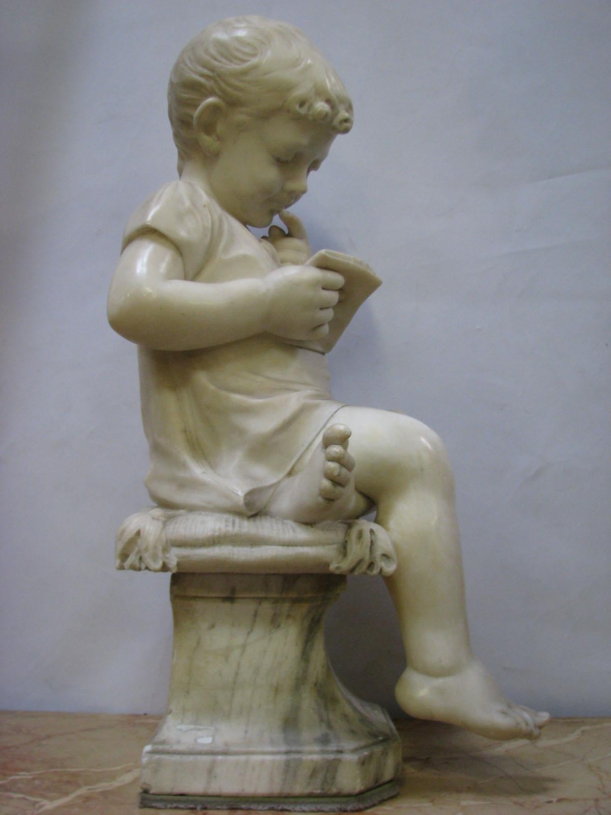 19th Century Alabaster Sculpture 