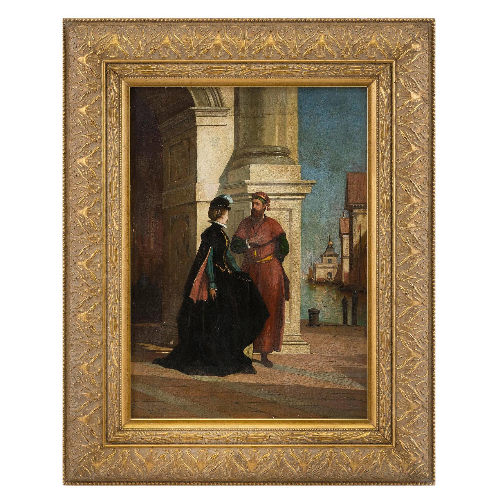 19th Century Albion Harris Bicknell Painting For Sale