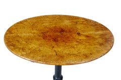 19th Century Alder Root Small Tripod Wine Table