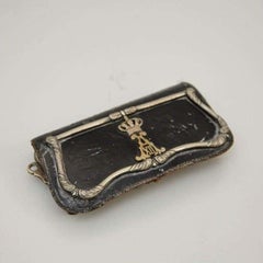 Early 20th Century Rustic Leather Alfonso XII Cartridge Holder from Spain